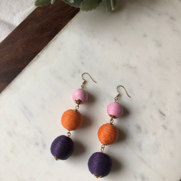 Jewelry - The Molly - 3 Ball Drop Statement Earrings